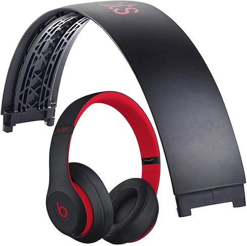 ملحقات قطع غيار عصابة الرأس Studio 3 طقم إصلاح رأس القوس المتوافق مع Beats Studio 3.0 (موديل a1914) سماعات رأس لاسلكية. (متحدي أسود أحمر) in Saudi Arabia