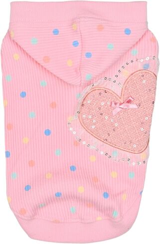 Pinkaholic New York Spring/Summer Sabrina Dog Hooded Shirt Trendy Fashionable Cute Dog Apparel, Light Blue, Medium in Saudi Arabia