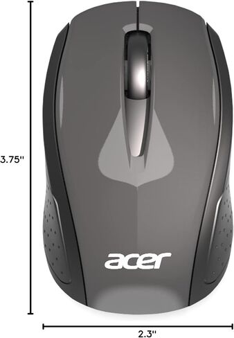 Acer RF Wireless Mouse (Gray/Black), Works with Chromebook, with USB Plug and Play for Right/Left Handed Users (for Chromebooks, Windows PC & Mac) in Saudi Arabia