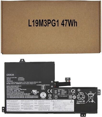 L19M3PG1 47Wh Battery Replacement for Lenovo 100e Chromebook 2nd Gen AST / 300e Chromebook 2nd Gen AST/ideapad 3 CB-11AST05 Series SB10X65685 5B10X65680 5B11A25394 L19L3PG1 L19C3PG1 11.52V in Saudi Arabia