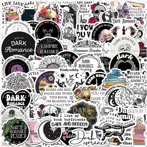 50Pcs Throne of Glass Aesthetics Stickers Boys Girls Adults Cute Vinyl Aesthetic Novel Scrapbook Halloween Stickers Pack for Laptop Computer Water Bottle (Throne) in Saudi Arabia