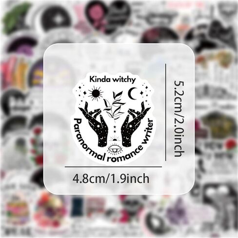 50Pcs Throne of Glass Aesthetics Stickers Boys Girls Adults Cute Vinyl Aesthetic Novel Scrapbook Halloween Stickers Pack for Laptop Computer Water Bottle (Throne) in Saudi Arabia