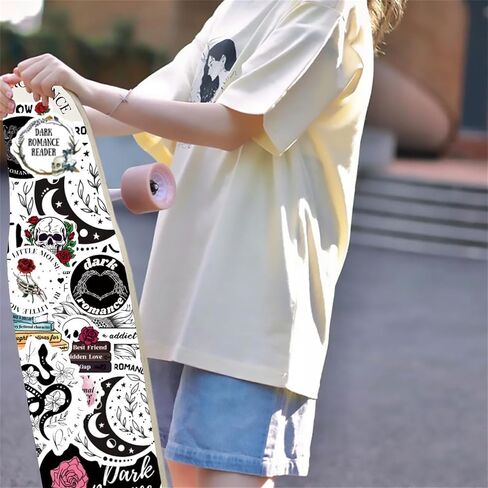 50Pcs Throne of Glass Aesthetics Stickers Boys Girls Adults Cute Vinyl Aesthetic Novel Scrapbook Halloween Stickers Pack for Laptop Computer Water Bottle (Throne) in Saudi Arabia
