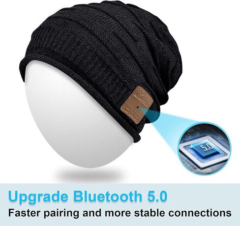 قبعة قبعة بلوتوث من Mydeal مع سماعات رأس ستيريو للرياضات الخارجية والتزلج على الجليد والركض in Kuwait