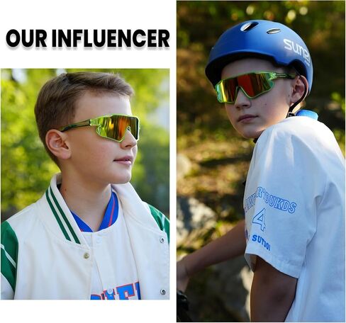 DUCO Kids Polarized Sports Baseball Sunglasses – Ages 8-16, UV Protection in Kuwait