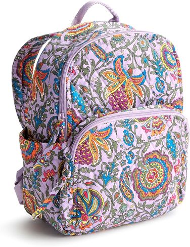 Vera Bradley Premium Cotton Small Banbury Backpack, Meadow Bouquet in Saudi Arabia