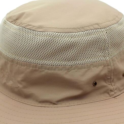 Duakrs Unisex Wide Brim Sun Hat,Outdoor UPF 50+ Waterproof Boonie Hat Summer UV Protection Sun Caps in Kuwait