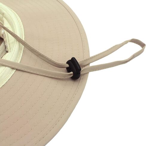 Duakrs Unisex Wide Brim Sun Hat,Outdoor UPF 50+ Waterproof Boonie Hat Summer UV Protection Sun Caps in Kuwait