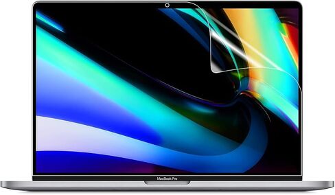 MUBUY-GOL (2 Pack) Screen Protector for MacBook Pro 16 2019 Released Model A2141 with Touch Bar & Touch ID Bar High Definition Anti-Scratch Clear Shield for Apple MacBook Pro 16.1 inch in Saudi Arabia