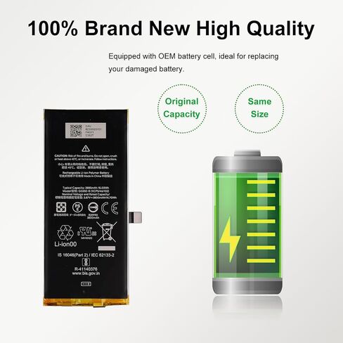 New Upgraded Battery for Pixel 4A 5G, G025E-B Replacement Battery Compatible with Pixel 4A 5G GD1YQ, G025I, G025E, G025H, G6QU3, with Repair Tools & Instruction in Saudi Arabia