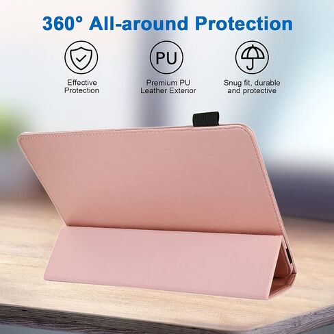 JZCreater 10 Inch Tablet Case, Universal 10 10.1 Inch Android Tablet Cover, Multi-Angle Viewing Stand Case for 9.5-10.5 Inch Tablet, Sky Blue in Saudi Arabia