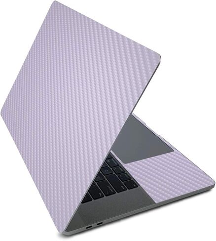غلاف من ألياف الكربون MightySkins لجهاز Apple MacBook Pro 16 بوصة (2020) - أبيض خالص | لمسة نهائية واقية ومتينة من ألياف الكربون | سهلة التطبيق والإزالة وتغيير الأنماط | صنع في الولايات المتحدة الأمريكية in Saudi Arabia