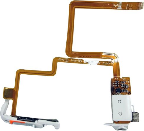 Thin White Audio Headphone Jack & Hold Switch for iPod Classic 5th 6th 7th Gen in Saudi Arabia