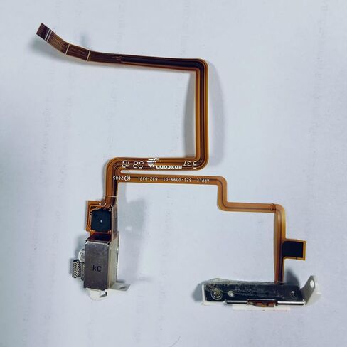 Thin White Audio Headphone Jack & Hold Switch for iPod Classic 5th 6th 7th Gen in Saudi Arabia