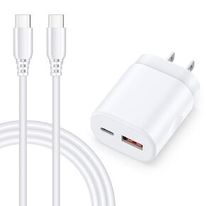 25W Samsung Charger USB C Fast Charging Block Android Phone Cord 6FT for Samsung Galaxy A16 5G A15 A25 S24Ultra S24FE A35 A54 Z Fold6 A14 A53 S23 S22,iPhone 16 Pro Max 16 Plus 15,Pixel 9 Pro XL 8a 7 6