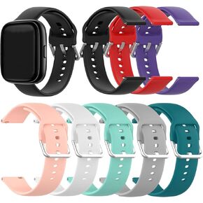 RuenTech Compatible with WNH IDW25/KEEPONFIT IDW26/Faweio IDW26/Fitpolo IDW208P/TOOBUR IDW26 IDW20 Smart Watch Bands, Replacement Flexible Silicone Bands for IDW25 IDW26 IDW208P Smartwatch