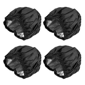 4 Pcs Stroller Wheel Protection Covers, Wheelchair Tire Protector for Baby Stroller Jogger Wheels (Large) (Rear Wheel)