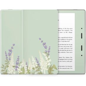 Tacky Design Cherry Blossom Skin for Kindle Paperwhite Skin Wrap, Green Skin for Kindle Stickers, Premium Vinyl 3M Full Wrap for Kindle Paperwhite Covers for (Kindle Paperwhite (11th Gen, 2021))