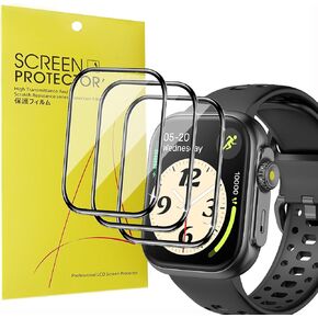 Compatible for VPSTAY Smart Watch Screen Protector, [3 Pack] 3D Full Coverage PET Soft Screen Protector Film Compatible for VPSTAY Watch Ultra Smart Watch (3 Pack)