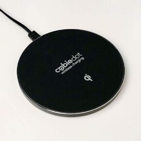 Brandstand | CubieDot | 10W Fast Charge Qi Wireless Charger | Compatible with iPhone 12/11/11 Pro Max/XS Max/XR/XS/X/8/8+,Galaxy Note 10/Note 10+/S10/S10+/S10E includes AC Adapter