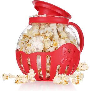 ام. موجولير قطاعة فشار للميكروويف مع زجاج امن للحرارة - احمر 01
