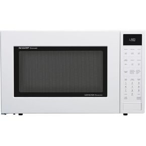 Sharp SMC1585BW 1.5 cu. ft. Microwave Oven with Convection Cooking, Auto Defrost in White