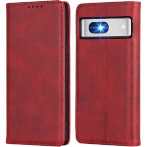 Ｈａｖａｙａ for Google Pixel 7 Case Wallet with Card Holder,for Pixel 7 Phone case for Women,for Google 7 flip Cover with Credit Card Slots - Light Blue and Dark Blue in Kuwait