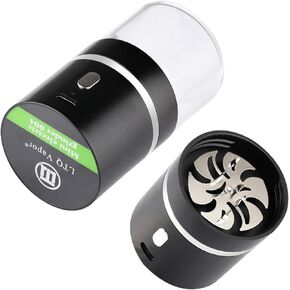 AiTURE Upgraded Mini Electric Grinder Spice Smart Herb 400 mAh with 50ml Jar,Easy to Carry(Grinder)