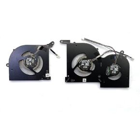BestParts New CPU+GPU Fan Replacement for MSI GS66 Stealth (11th Gen Processor) 11UH 11UE 11UG, P/N: MS-16V4, BS5005HS-U4Q BS5005HS-U3J, 16V4-CPU 16V4-G-CW