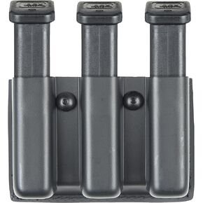 Safariland Duty Gear Bianchi 775-53-13: Slimline Open-Top Triple Magazine Pouch, STX Tactical, Black