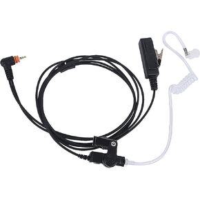 Pdflie Acoustic Tube Earpiece Impact Headset with PTT Mic for Motorola Wave Radio DLR110 TLK100 TLK110 SL300 SL1600 SL2600 SL3500e SL4000 SL7000e SL7550 SL7550e SL7580 SL7580e SL7590 SL8550 SL1K SL1M