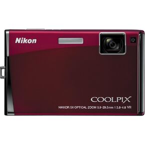 Nikon Coolpix S60 10MP Digital Camera with 5x Optical Vibration Reduction (VR) Zoom (Platinum Bronze)