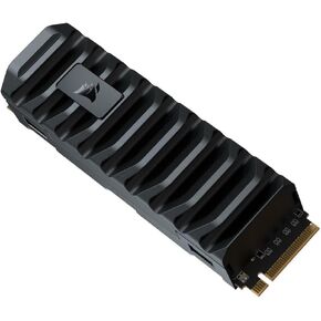 Corsair MP600 PRO XT 2TB Hydro X Edition Gen4 PCIe x4 NVMe M.2 SSD (Up to 7,000 MB/s Sequential Read and 6,550 MB/s Write Speeds, High-Density TLC NAND, Hydro X Series XM2 Water Block) White
