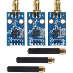 3pcs CC1101 Wireless Module with SMA Antenna Wireless Transceiver Module 315/433/868/915MHZ