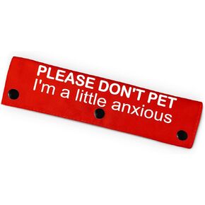 Please Don't Pet Pet Leash for Dogs, Funny Dog Leash Wrap for Pet Dog Lovers Owners Gift (Yellow)