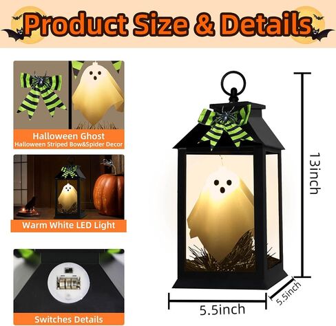 [ Talking & Sound Activated ] Halloween Talking Jack- O- Lantern Pumpkin Decorations with Flickering Flame, Battery Operated Light Up Pumpkins Light Talking Pumpkin for Indoor Outdoor Home Table Party in Saudi Arabia