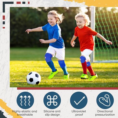 قطعتان من أكمام دعامة الركبة للأطفال، كم ضغط ركبة الشباب للأطفال لدعم ركبة الأطفال للأولاد والبنات وكرة السلة والكرة الطائرة والجمباز الرياضي، أسود in Kuwait