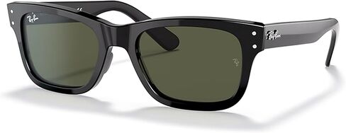 نظارات شمسية Ray-Ban Mr Burbank RB2283 مستطيلة للرجال + حزمة مع مجموعة نظارات مجانية من Designer iWear in Saudi Arabia