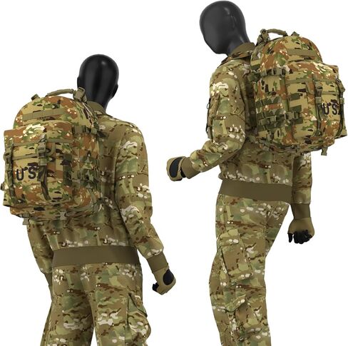 MT Military MOLLE 2 Rifleman 3Day Pack Army Medium Assault Backpack | Tactical Army Medium Rucksack with MOLLE Webbing and Assault Pack Design for Hiking, Outdoor Carry and Modular Gear Storage in Kuwait