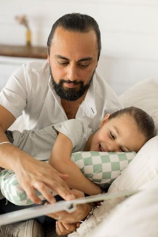 Tiny Twinkle Toddler Pillow with Fitted Pillowcase - Ergonomic Shape with Memory Foam for Comfortable Sleeping - Kids Travel Pillows (Ice Blue) in Kuwait