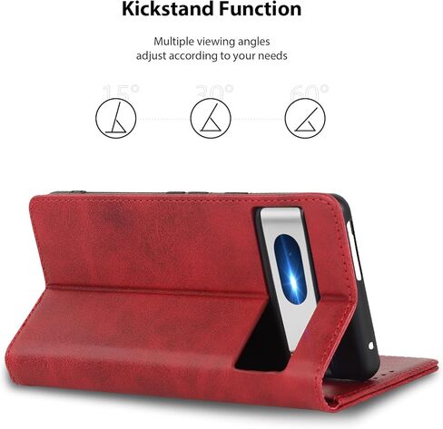 Ｈａｖａｙａ for Google Pixel 7 Case Wallet with Card Holder,for Pixel 7 Phone case for Women,for Google 7 flip Cover with Credit Card Slots - Light Blue and Dark Blue in Kuwait