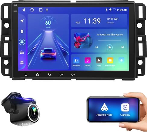 8 بوصة 5G واي فاي سيارة ستيريو راديو الملاحة لسيارة شيفروليه تشيفي سيلفرادو / جي إم سي سييرا يوكون / بويك إنكليف 1280 * 720 دقة تدعم Carplay اللاسلكي Android Auto HDMI GPS FM AM كاميرا خلفية SWC in Kuwait