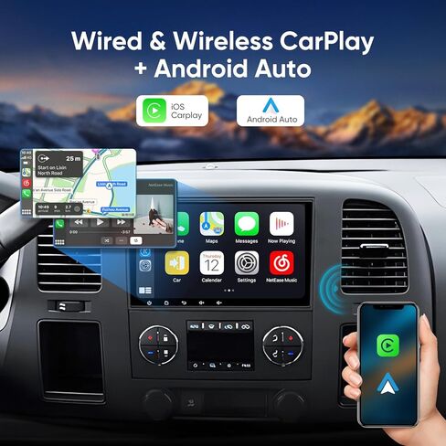 8 بوصة 5G واي فاي سيارة ستيريو راديو الملاحة لسيارة شيفروليه تشيفي سيلفرادو / جي إم سي سييرا يوكون / بويك إنكليف 1280 * 720 دقة تدعم Carplay اللاسلكي Android Auto HDMI GPS FM AM كاميرا خلفية SWC in Kuwait