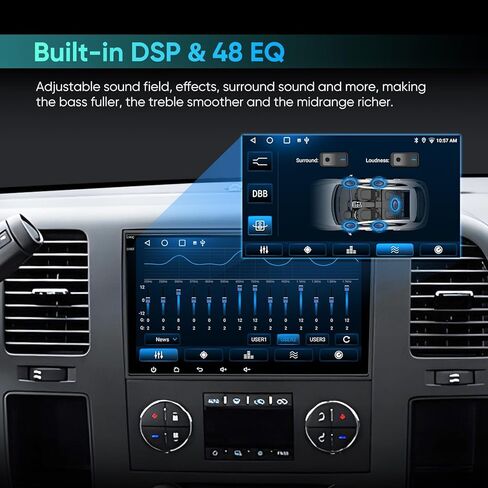 8 بوصة 5G واي فاي سيارة ستيريو راديو الملاحة لسيارة شيفروليه تشيفي سيلفرادو / جي إم سي سييرا يوكون / بويك إنكليف 1280 * 720 دقة تدعم Carplay اللاسلكي Android Auto HDMI GPS FM AM كاميرا خلفية SWC in Kuwait