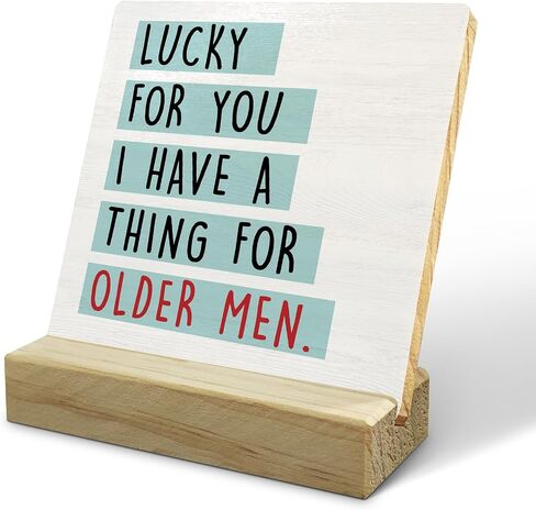 HONLUNG I Love You Gifts for Him Her,Love Themed Wooden Plaques Signs Ornaments, Romantic Love Language Sign Plaquefor Home Desk Decorative, Gifts for Girlfriend Boyfriend in Saudi Arabia
