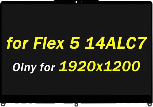 5D10S39785 Replacement for Lenovo IdeaPad Flex 5-14ALC7 5-14IAU7 Gen 7 82R9 82R7 82TA Series 30 Pins FHD+ 1920x1200 14" LCD Display Touch Screen Assembly (Only for 30 Pins Screen) in Saudi Arabia