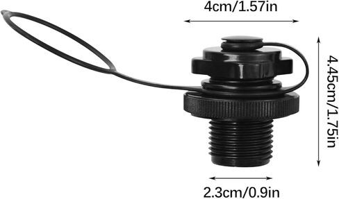 Flylin نفخ قارب الهواء صمام، 4 قطع اتجاه واحد التضخم قارب دوامة سدادات الهواء كاياك استبدال صمام الهواء للمطاط زورق طوف بركة الهواء قارب in Kuwait