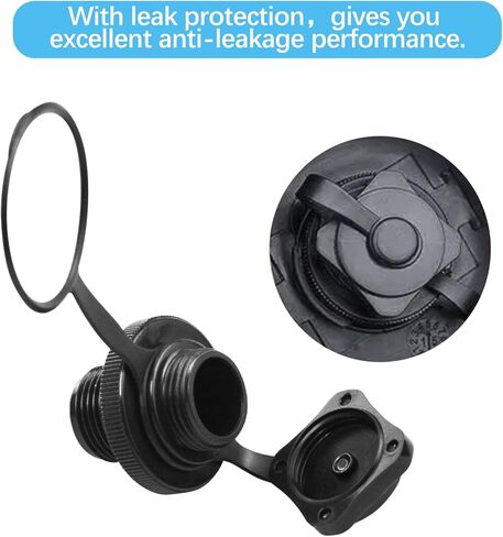 Flylin نفخ قارب الهواء صمام، 4 قطع اتجاه واحد التضخم قارب دوامة سدادات الهواء كاياك استبدال صمام الهواء للمطاط زورق طوف بركة الهواء قارب in Kuwait