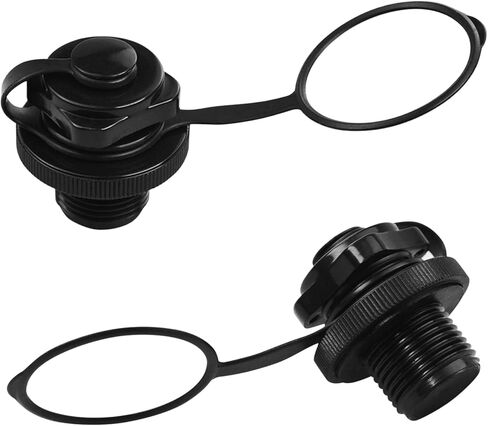 Flylin نفخ قارب الهواء صمام، 4 قطع اتجاه واحد التضخم قارب دوامة سدادات الهواء كاياك استبدال صمام الهواء للمطاط زورق طوف بركة الهواء قارب in Kuwait