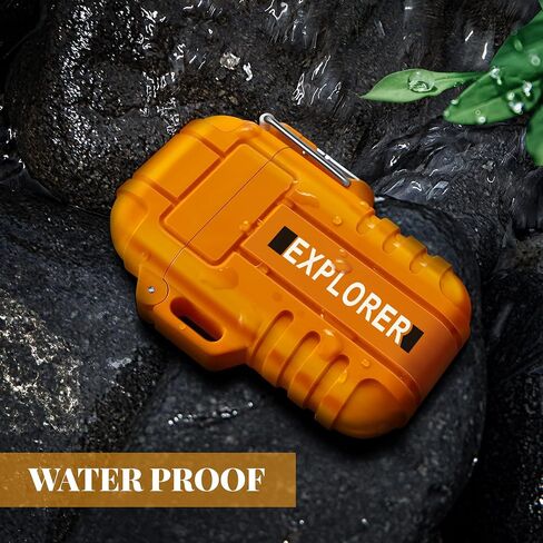 SAMNIU Torch Lighter, Double Jet Flame, Waterproof, Windproof, Refillable Butane Gas Lighters for Survival, Camping, Hiking, Grill in Kuwait